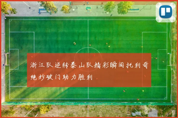 浙江队逆转泰山队精彩瞬间托利奇绝妙破门助力胜利